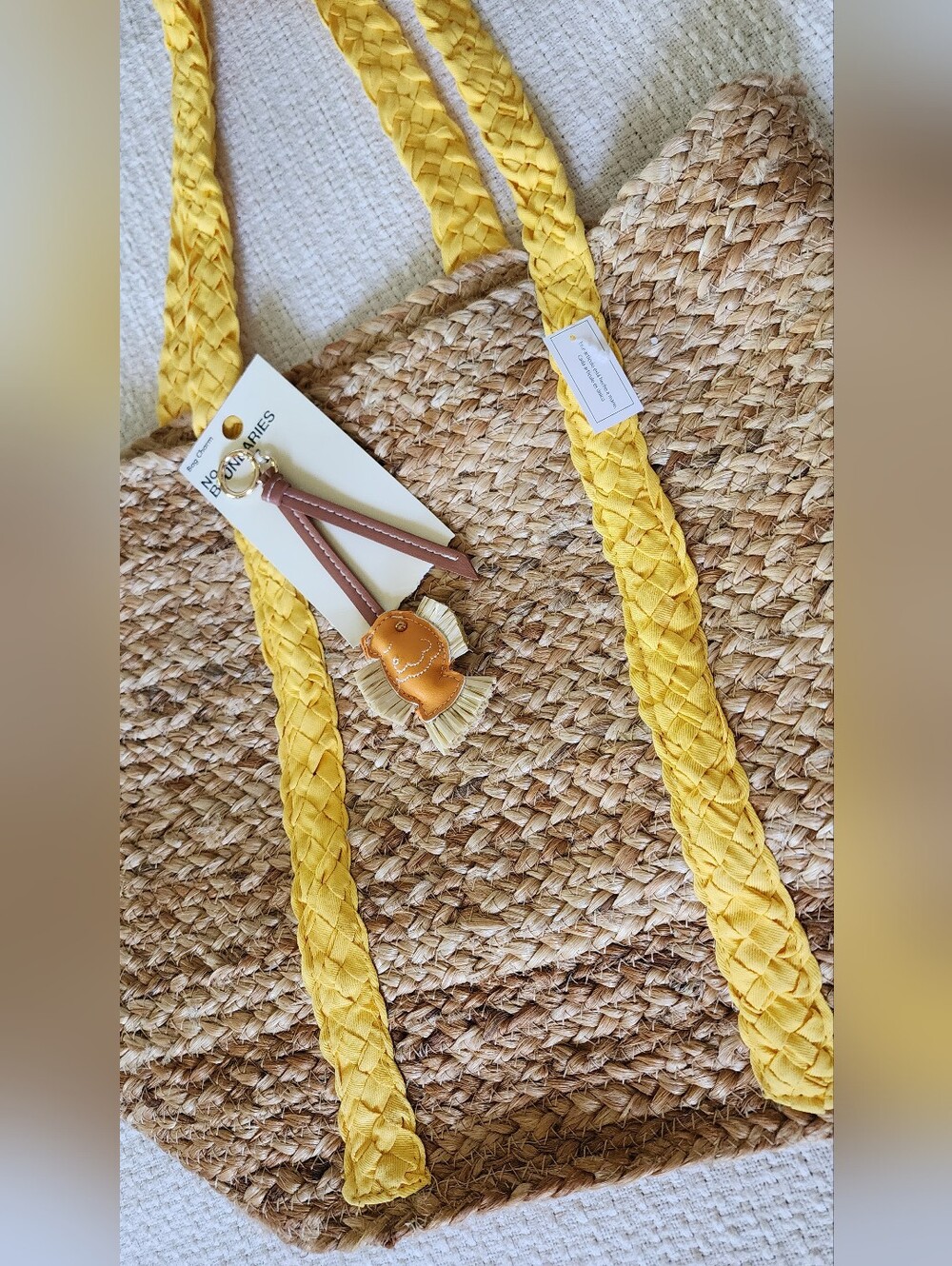NWT Woven Straw Tote